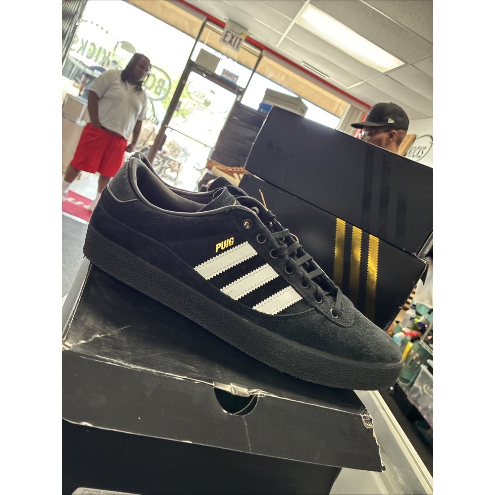 Men's Adidas Puig Black White IH4814 New Sz 10.5 With OG Box 📦